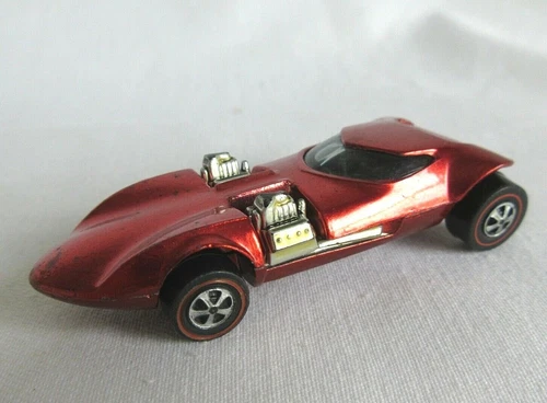 HOT WHEELS VTG 1:64 1968 REDLINE TWINMILL SPECTRA RED  USA BASE EXCELLENT