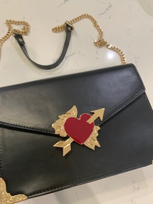 chain strap black bag