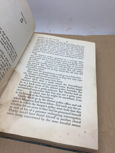 Citizen Of The Galaxy Robert Heinlein 1957 Scribners DAMAGED ex lib - Picture 7 of 10