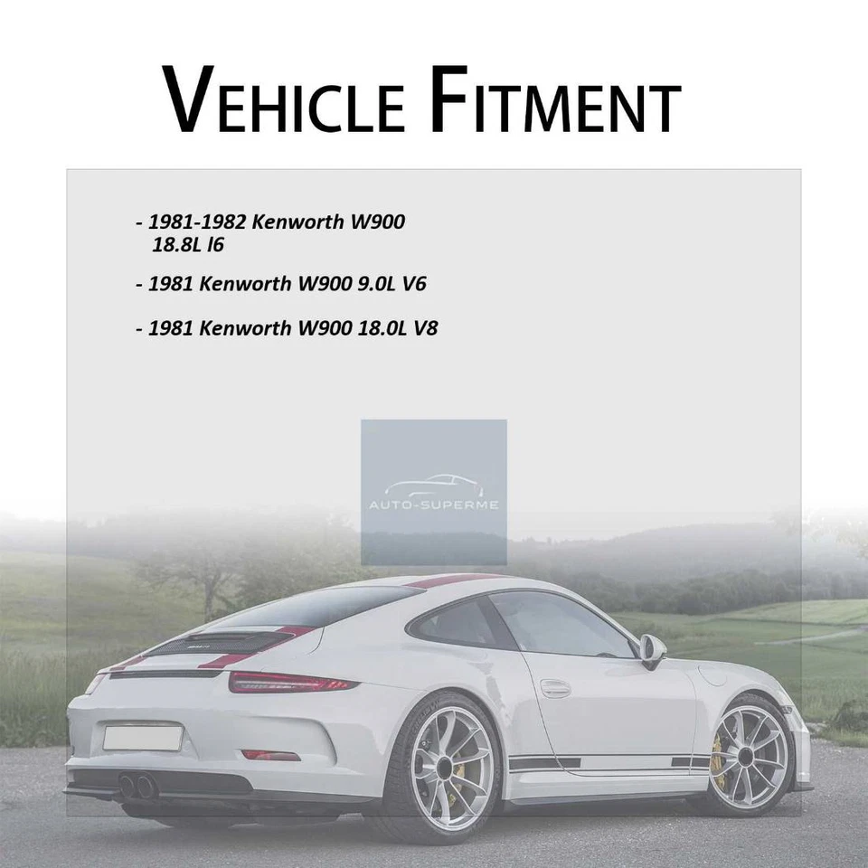 Manguera de refrigerante de radiador de tubo a radiador para 1983 1984 1985 Kenworth K100 14,6 L Foto 3 de 4