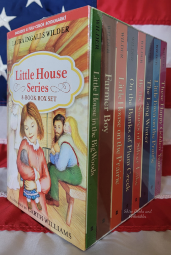 NEW SEALED The Little House Series Laura Ingalls Wilder Paperback 8 Book Box Set - Picture 1 of 7