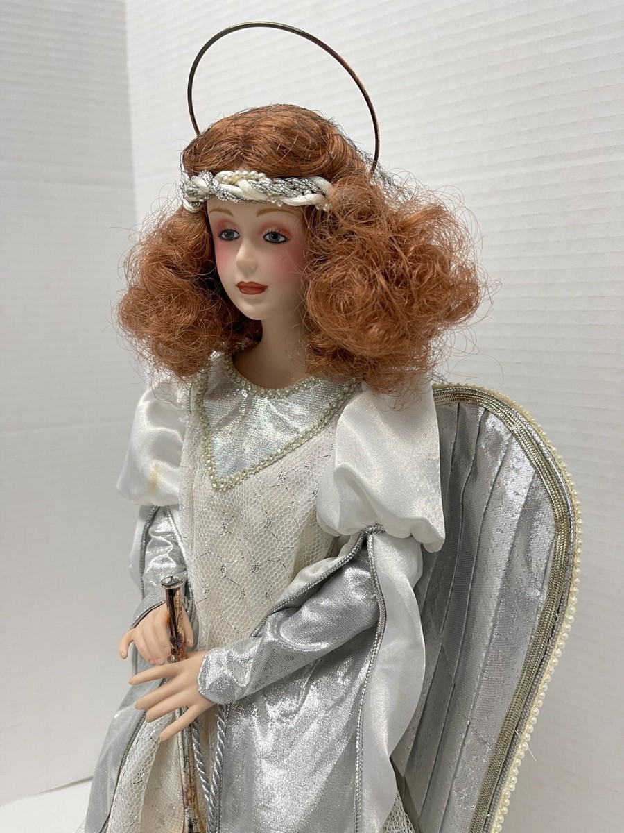 Franklin Mint Heirloom Collectible Doll - The Heralding Angel with