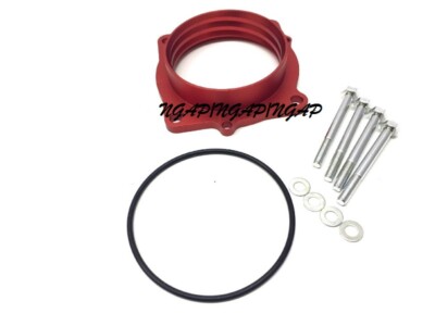 Red Vortex Flow Aluminum Throttle Body Spacer Fit 05-16 CHRYSLER 300 5.7L 6.4L
