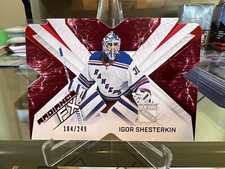 2022-23 SPx Igor Shesterkin Radiance FX 104/249 New York Rangers