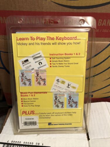 Disney Electronic Keyboard Music Starter Kit Factory Sealed New - Picture 2 of 3