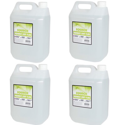 4 x ACME Equinox Aquahaze 5L Light Haze Fluid 5L Liquid Mist Flasche Hazer Machin