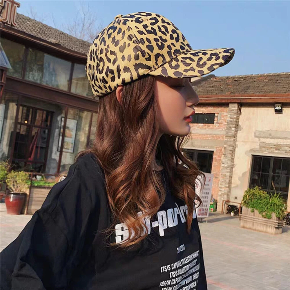 cheetah print dad hat