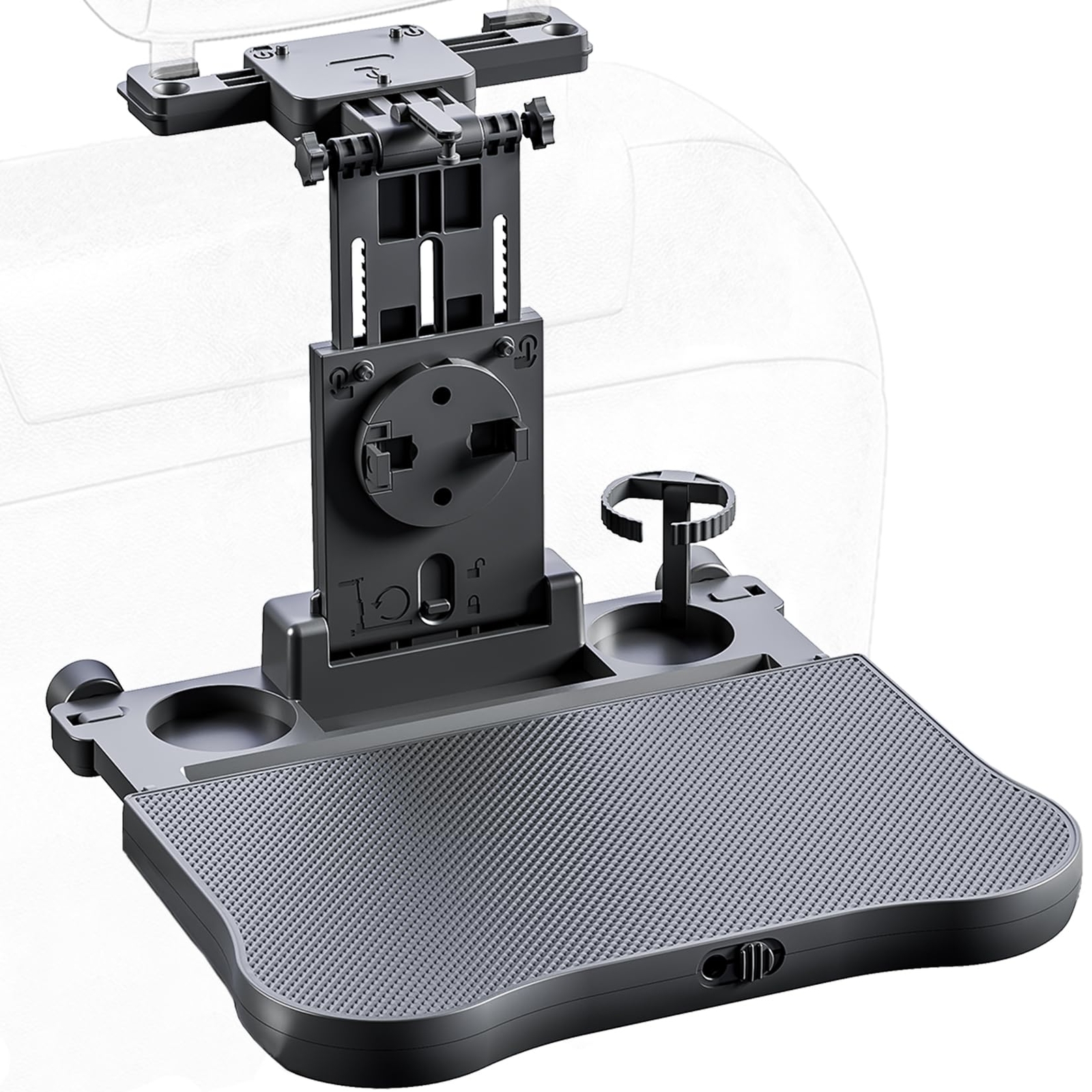 Foldable Car Seat Tray Table for Kids Backseat Eating on Roadtrips