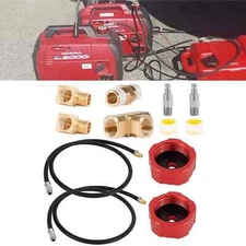 12PCS HND1.2CD for Bergs II Dual System w/ Hose & Cap for Honda Polaris Champion