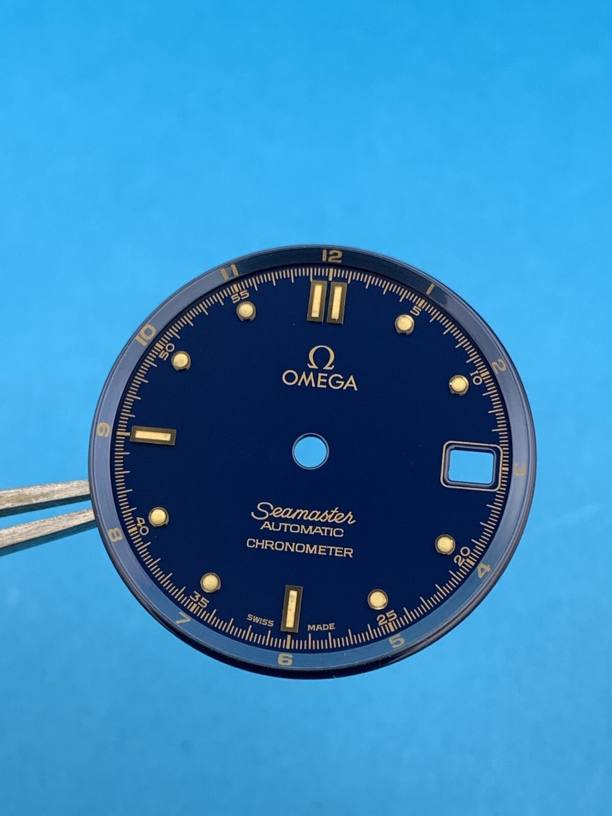 Genuine Omega Dial Seamaster Automatic Chronometer Dark Blue  285mm (T5) image 4