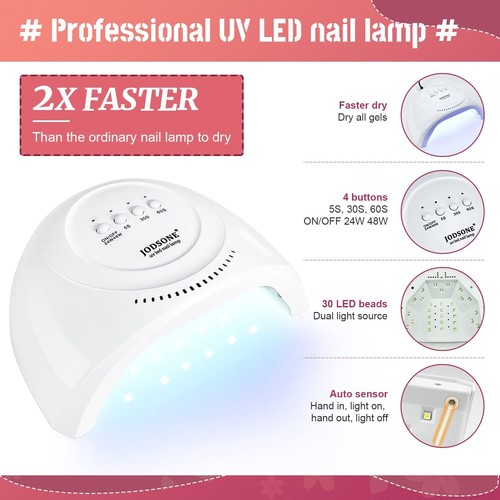 JODSONE 36-teiliges Gel Nagellack Set mit UV Lampe – Perfektes Geschenk - Bild 4 von 10
