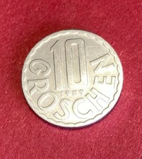 M197 – moneta 10 groszy 1989 Austria         