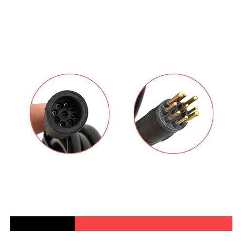 USA 130cm 9Pin Wheel Motor Extension Cable Female to Male Wire for Electric Bike - 第 9/12 張圖片