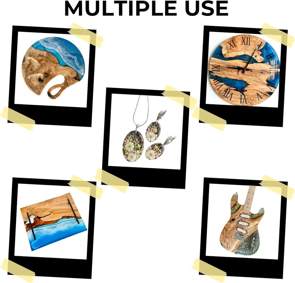 Clear Epoxy Resin, 2 Part Kit, Epoxy Countertops, Resin Art, 1 Gallon Kit - Image 4 of 4