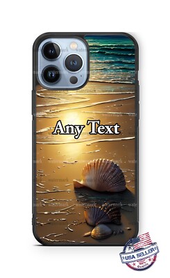 Summer Beach seashell on the seashore Personalized Phone Case for iPhone Samsung