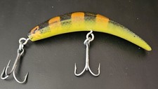Flatfish M2 in perch scale pattern  4 1/4" long