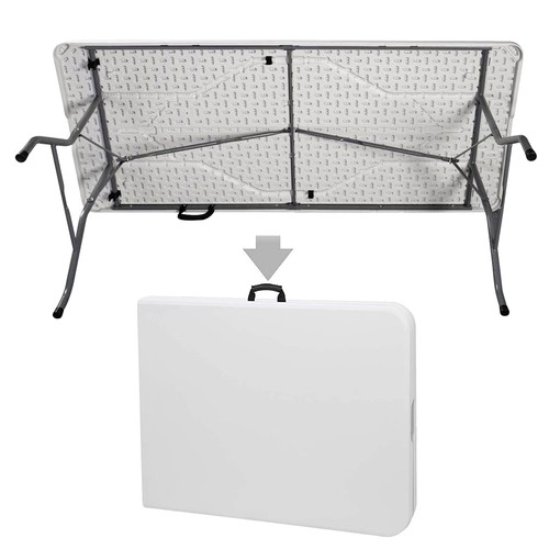 Mesa rectangular de plástico + 4 sillas de jardín GreenBlue 180 x 74 x 74 cm - Imagen 10 de 10