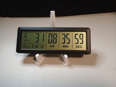 Retirement Timer Days Digital Countdown Timer Loud Alarms Magnetic