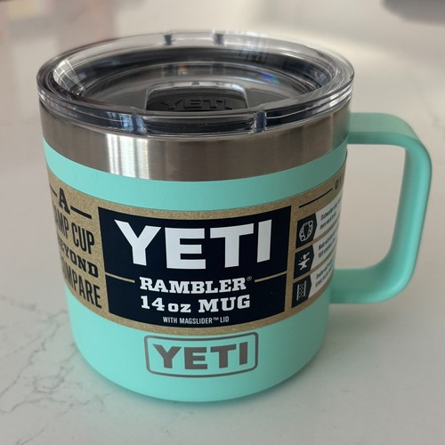 Yeti Rambler Authentic 14oz Stainless Steel Mug NEW!