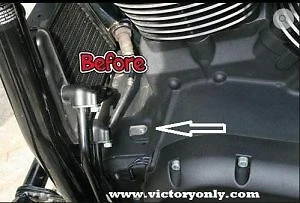 Cubierta vacía mecanizada Victory Motorcycle Vegas Hammer Jackpot Judge 2003-2017 Foto 3 de 4