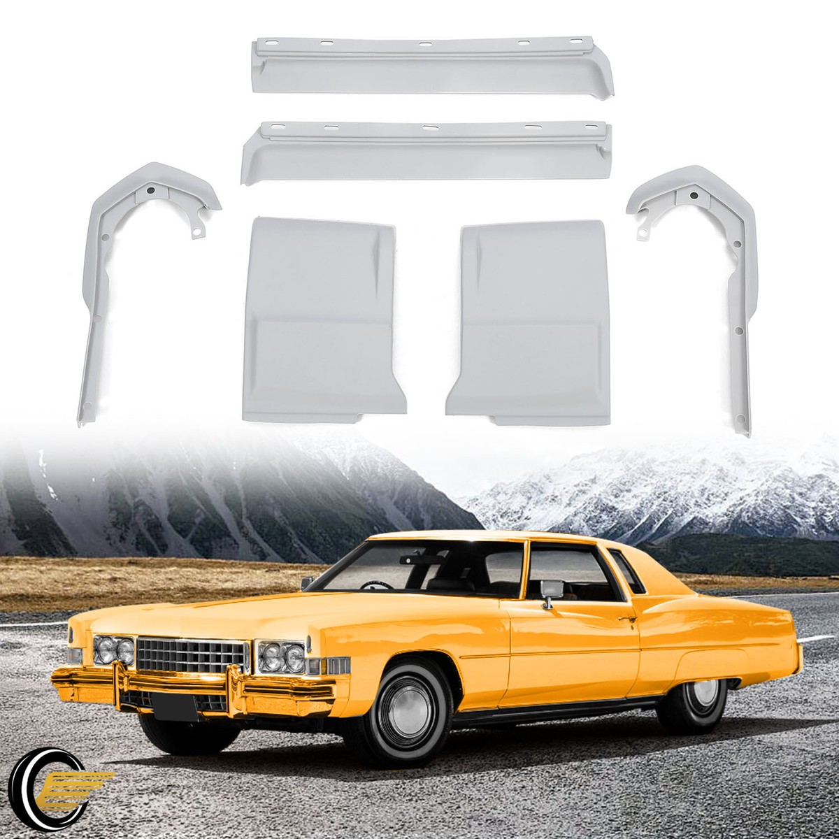 1973-1974 Cadillac Eldorado Front Headlight Bumper Fender Body