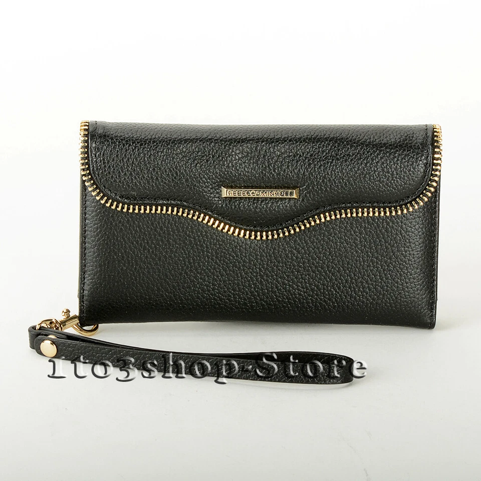 Case Mate Rebecca Minkoff Leather Folio Wallet Wristlet for Galaxy Note 5 Black - Image 3 of 4