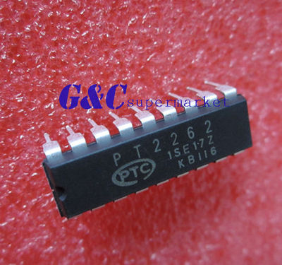 10 Pcs PT2262 IC Chip - DIP-18 Package, Encoder Circuit Integrated Circuit