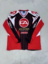 Black and red Kenda Rockstar Energy Free Agent jersey size XL See measurements 
