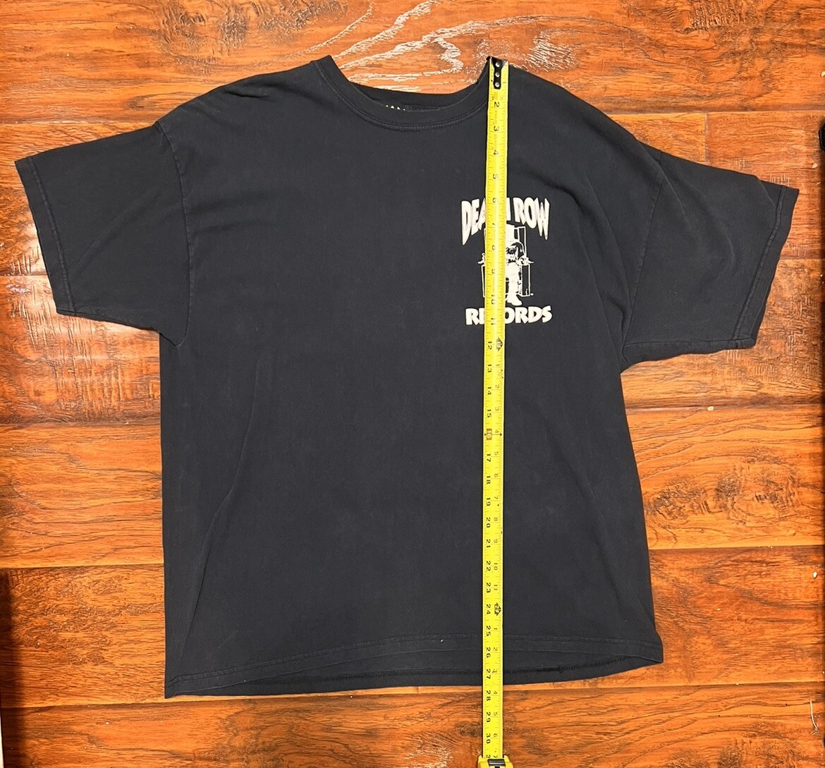 FILA T shirt uomo Death Row Records nera Boohoo uomo taglia L 100% cotone