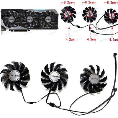 For GIGABYTE RTX3070 3070ti 8GB Gaming OC Graphics Card Cooling Fan Cooler Part