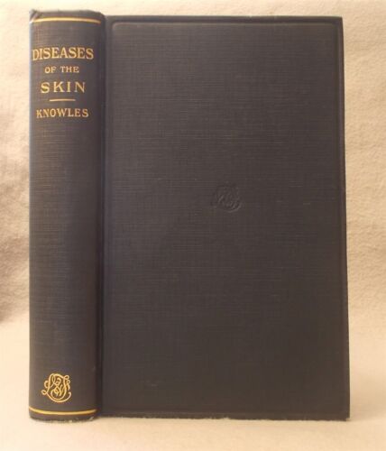 Vintage DISEASES OF THE SKIN by Frank Knowles ILLUSTRATED DERMATOLOGY Guide - Picture 1 of 4