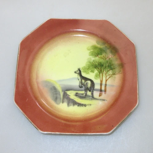 Vintage Noritake Australian Themed Plate Kangaroo