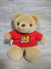 Bill Elliot 94 Nascar Plush Bear McDonald's 8" Stuffed Animal