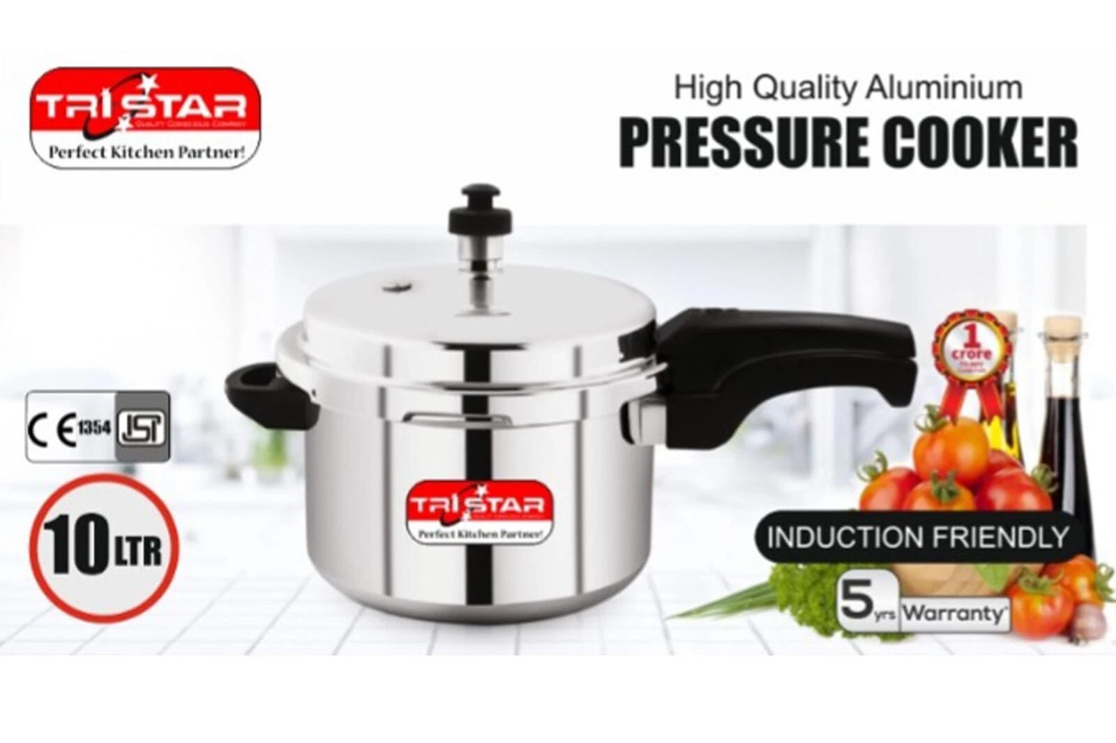 INDIAN Aluminium Pressure Cooker Gas Electric Induction High Quality