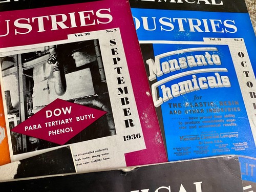 Rare Chemical Industries Magazine Lot (Dow, Monsato, DuPont) - Aug. - Dec. 1936 - Picture 3 of 20