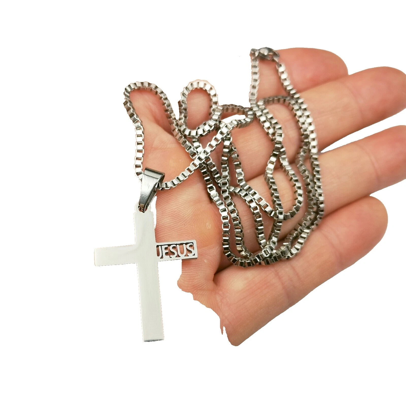 Collares y colgantes de moda con colgante de CRISTO