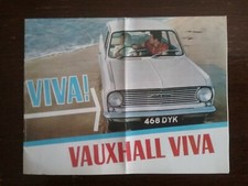 VAUXHALL VIVA CAR BROCHURE  : ICONIC CAR SALES BROCHURE   **(SEE DESCRIPTION)** 