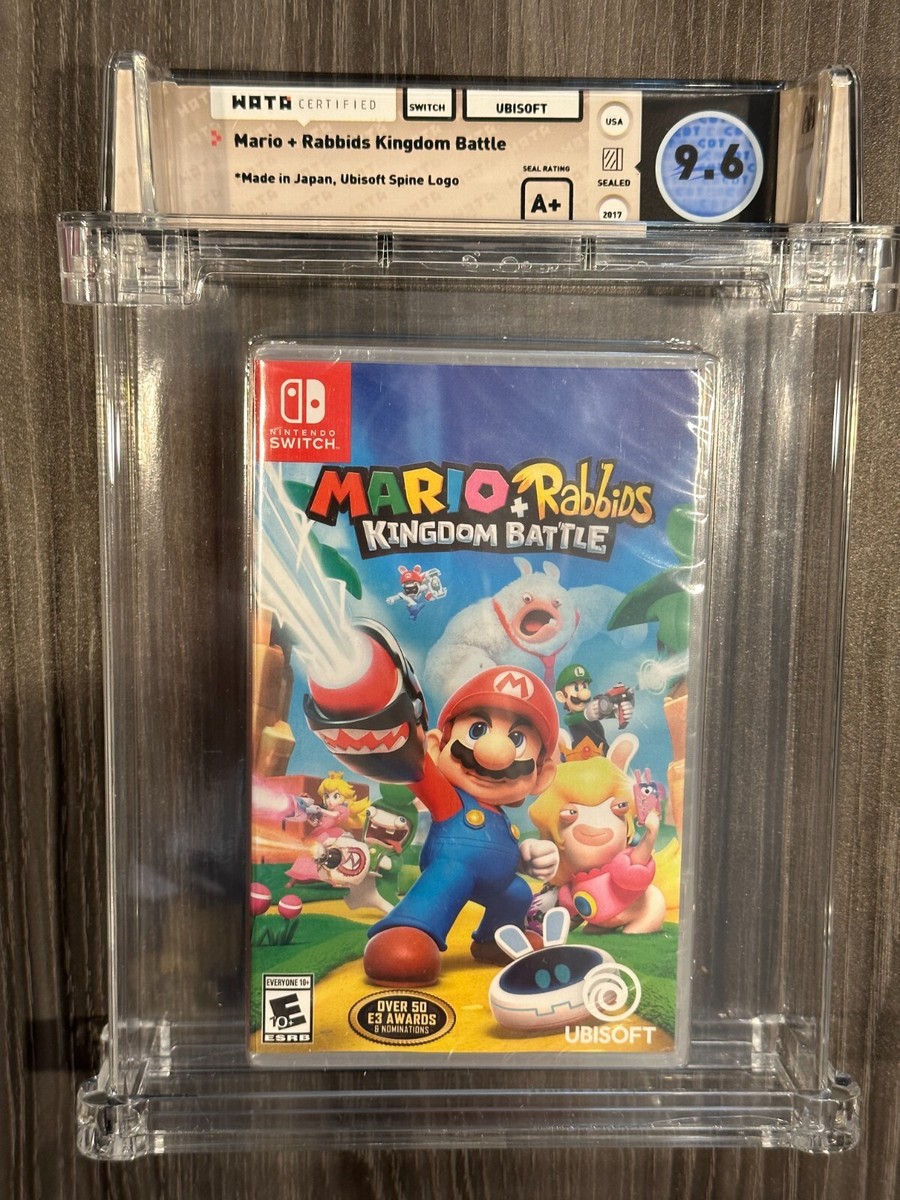 Mario Rabbids Kingdom Battle Nintendo Switch New and Sealed GRADED WATA 