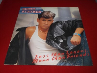 Scott Stryker:   Less Than Lovers More Than Friends   UK  1987  Near Mint  12''