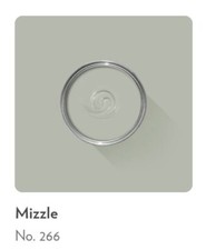 FARROW & BALL PAINT  SAMPLE 10ML - MIZZLE # 266 ESTATE EMULSION 