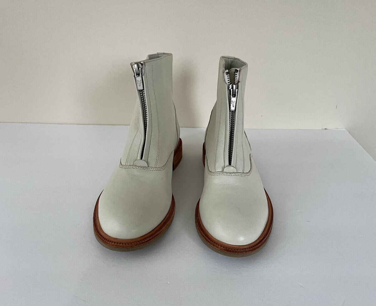 靴 knuth marf side zip ankle boots white LIBERTYZENO Men's Genuine Leather Ankle Dress Boots with