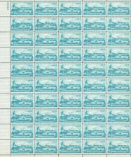 SCOTT 1128 ARCTIC EXPLORATIONS  4 CENT   M NH FULL SHEET OF 50
