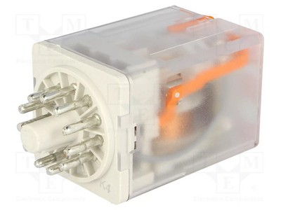 24VAC IKontakt max: 10A Sockel Relais: elektromagnetisch 3PDT