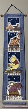 RARE Disney Classic Vintage Winnie The Pooh Tigger Eeyore Tapestry Pooh Train