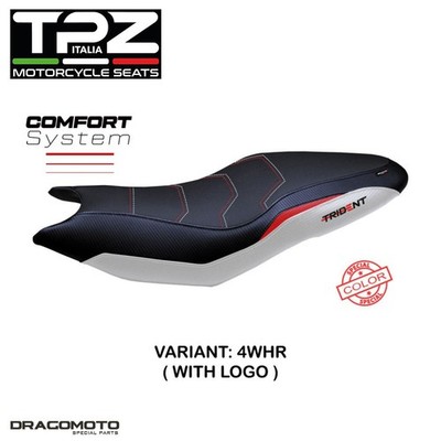 Triumph Trident 660 2021-2025 Sattelbezug TTRD66E-4WHR-1 TPZ weiß / ...