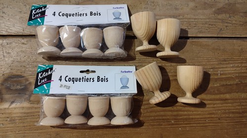 Lot de Coquetiers en Bois
