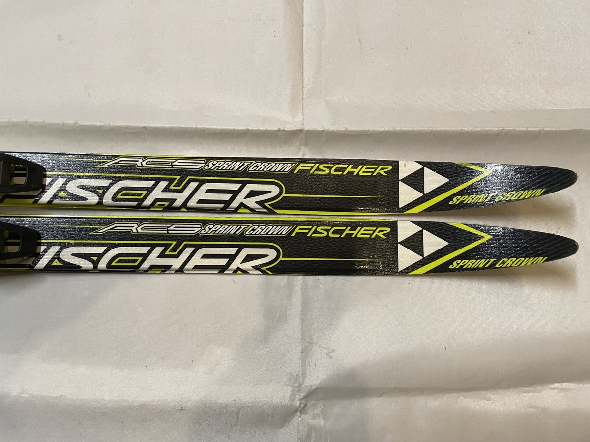 150cm Fischer RCS Cross Country XC Skis Sprint Crown Youth Junior