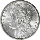 1886 VAM 1A Morgan Silver Dollar Line in 6 Choice BU Uncertified #302