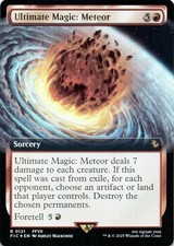 Ultimate Magic: Meteor FOIL EXTENDED ART Commander: Final Fantasy Magic MTG NM
