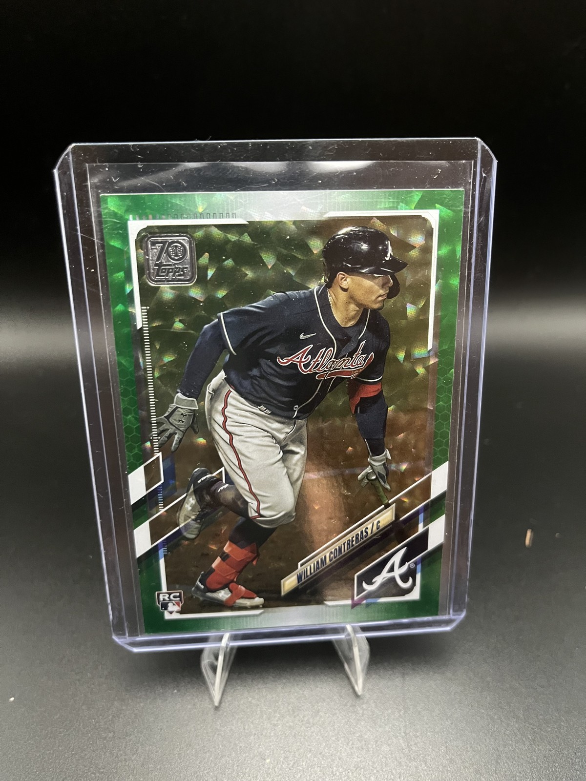 2021 Topps - William Contreras #390 Green /499 (RC)